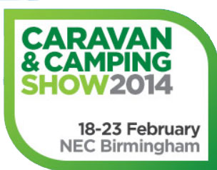 The NCC Spring Caravan and Camping Show at NEC Birmingham February 2014